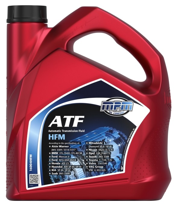 MPM 16004HFM: Automatväxellådsolja (ATF) 4l, ATF III ATF Multi Vehicle, HFM