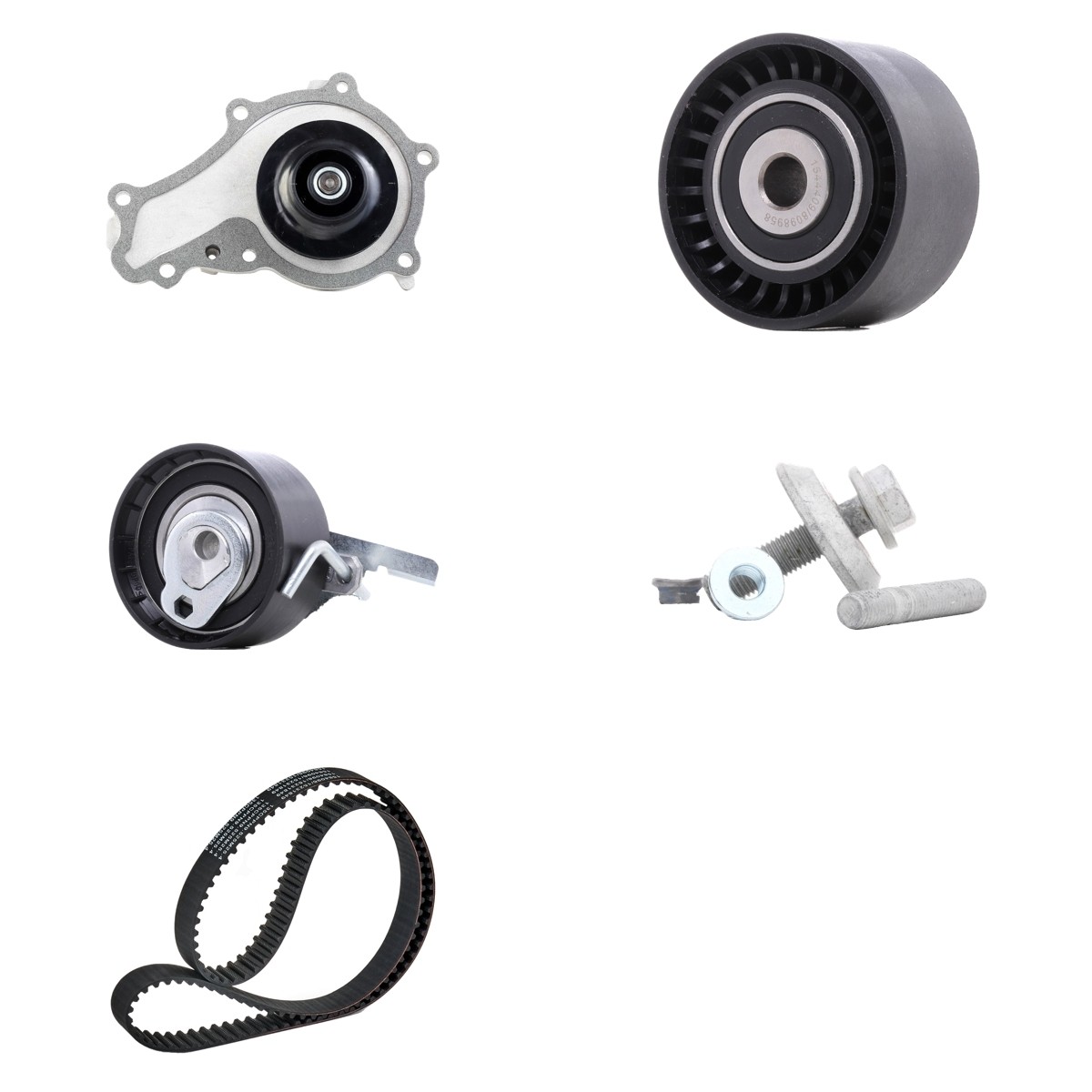 RIDEX 3096W0247: Kit de distribution + pompe à eau Nbr. dents: 135, Largeur: 25,4mm, avec pompe à eau