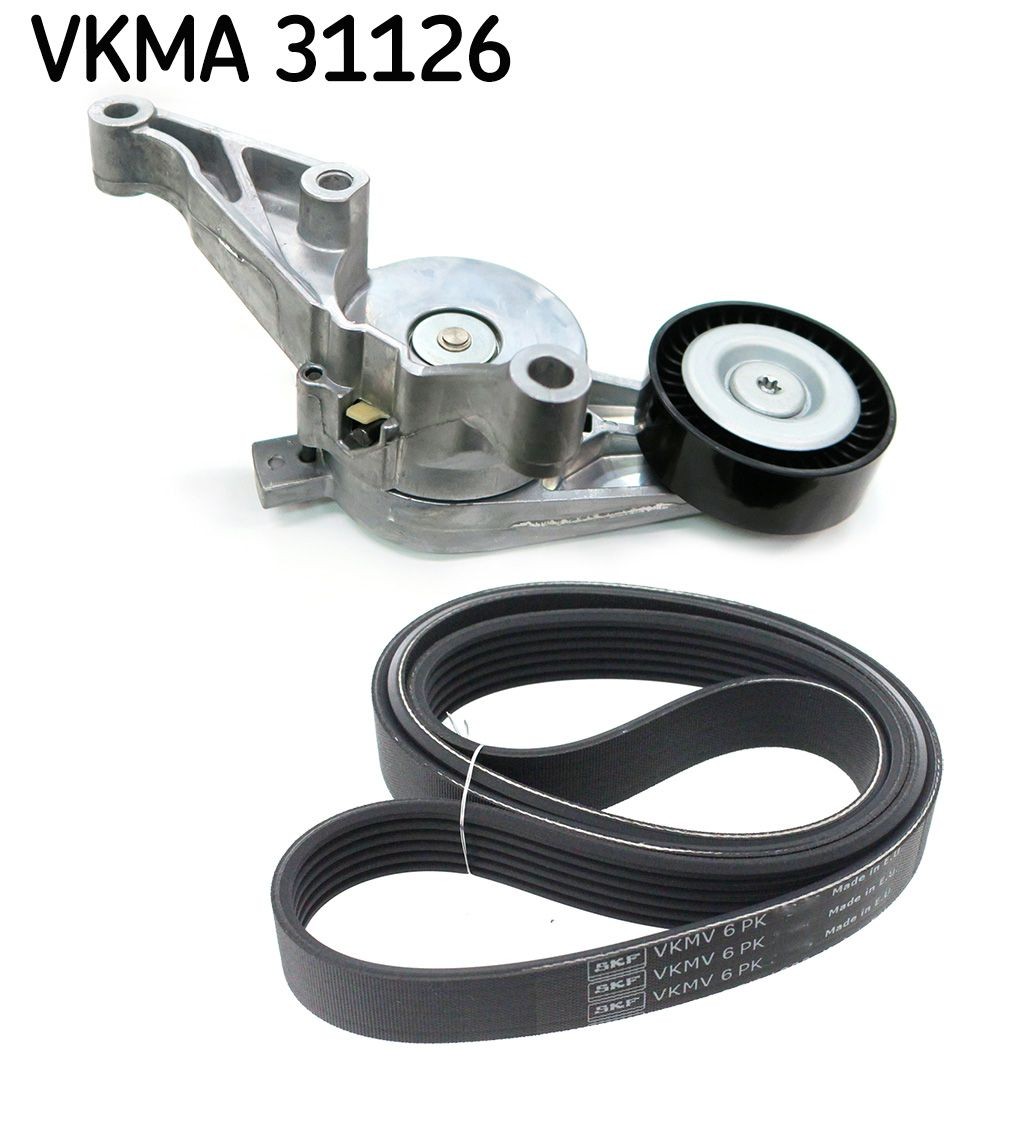 SKF VKMA 31126: Set curea transmisie cu caneluri