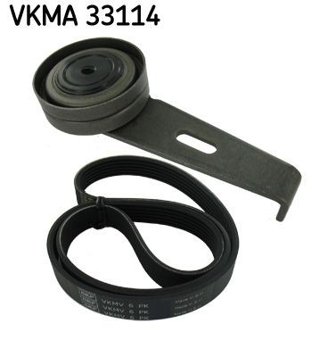 SKF VKMA 33114: Sada zebrovanych klinovych remenu