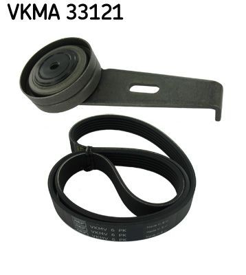 SKF VKMA 33121: Sada zebrovanych klinovych remenu