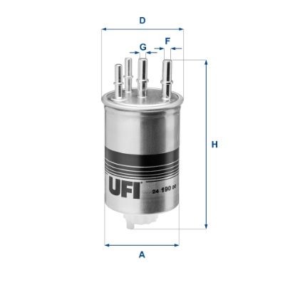 UFI 24.190.00: Kuro filtras