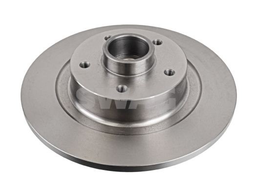 SWAG 33 10 0023: Piduriketas Tagasild, Ø: 290mm, täis, Ø: 290mm, õlitatud, koos ABS-andurirõngaga, koos rattalaagriga