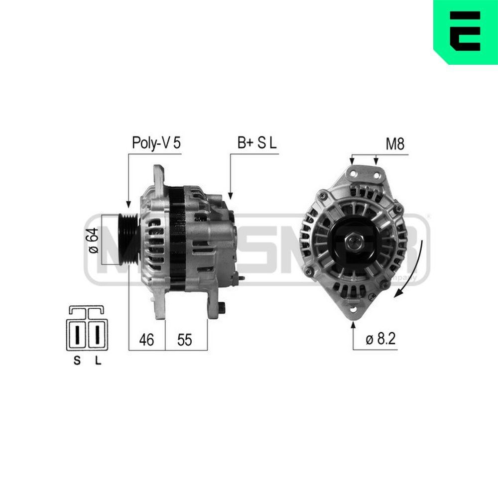 ERA 210648R: Laturi 90A