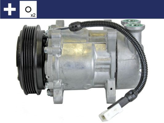 MAHLE ORIGINAL ACP 1280 000S: Kompresor klimatizácie s tesniacim kruzkom