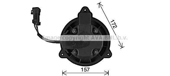 PRASCO AL8150 Gebläsemotor