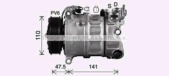 PRASCO AUAK341: Compressore aria condizionata