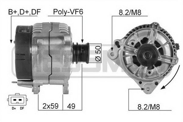 MESSMER 210061A: Laturi 120A