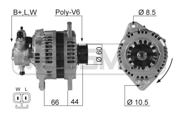 MESSMER 210062A: Alternatore 100A
