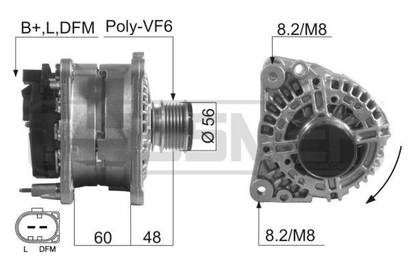 MESSMER 210231A: Generátor 90A