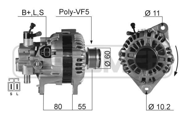 MESSMER 210387A: Alternatore 110A
