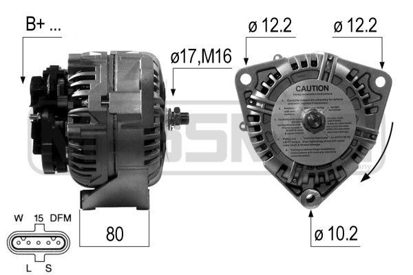 MESSMER 210673A: Laturi 100A