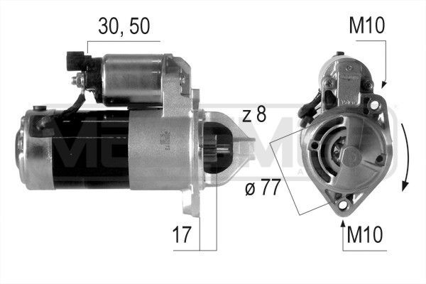 MESSMER 220459A: Rozrusznik 1,8kW