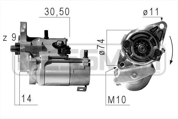 MESSMER 220652A: Starter 2kW