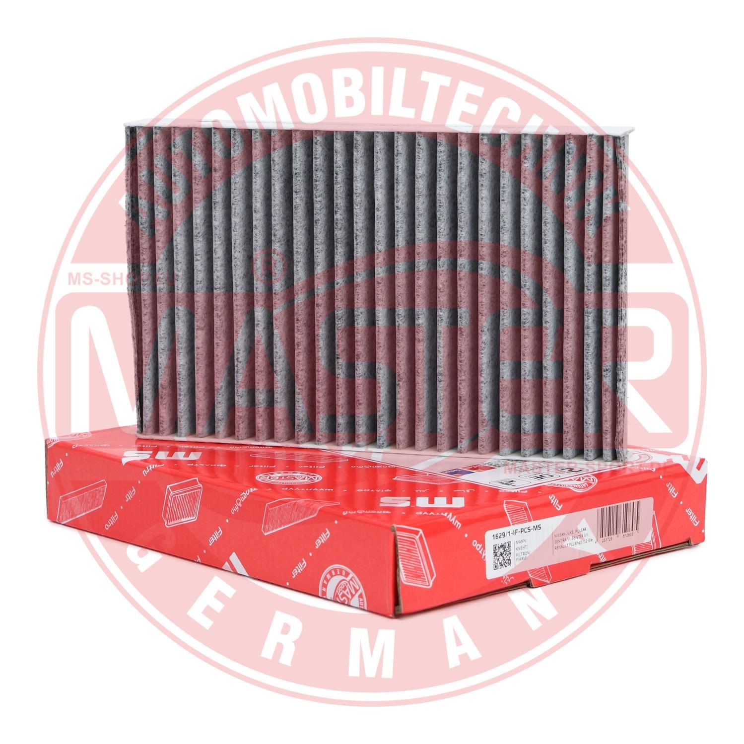 MASTER-SPORT 1629/1-IF-PCS-MS: Filtrs, Salona telpas gaiss Aktivētās ogles filtrs
