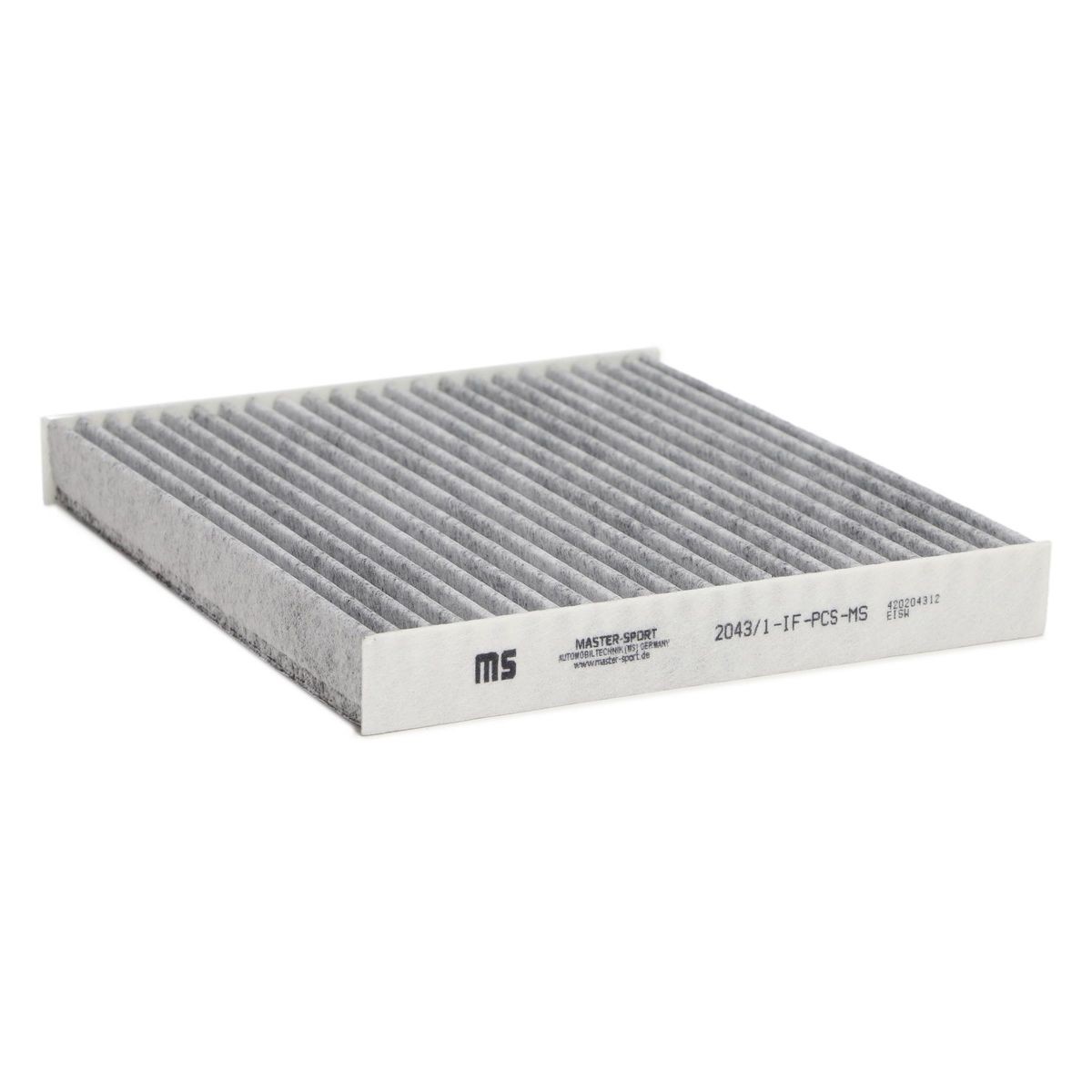 MASTER-SPORT 2043/1-IF-PCS-MS: Filtrs, Salona telpas gaiss Aktivētās ogles filtrs