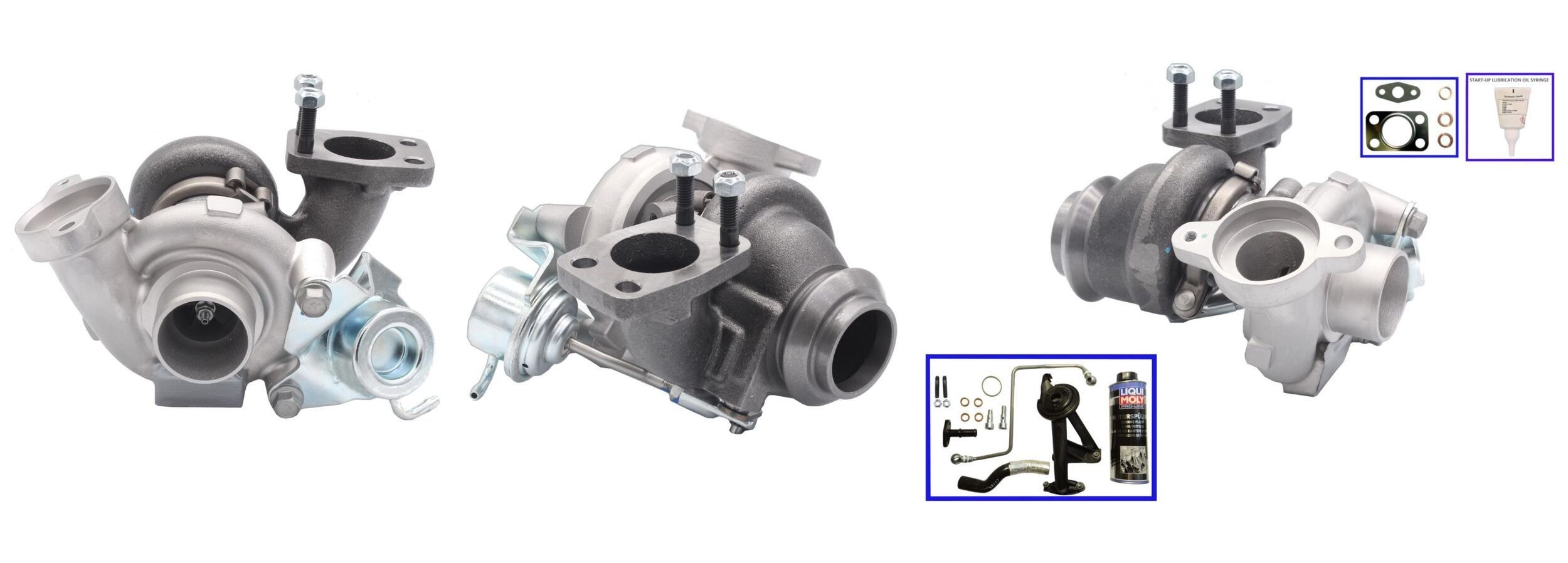 LUCAS LTRPB4917307500: Turbod OE REMAN PRO KIT koos tihenditega, koos lisadega, õlitorustikuga