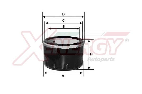 AP XENERGY X1596435: Eļļas filtrs