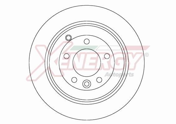 AP XENERGY X602525: Piduriketas Ø: 325mm, õhutusega, Ø: 325mm, värvitud