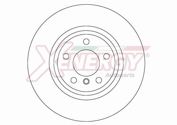 AP XENERGY X602759: Piduriketas Ø: 330mm, õhutusega, Ø: 330mm, värvitud