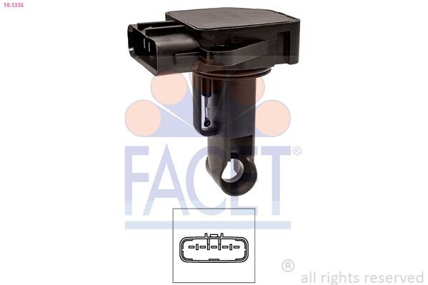 FACET 10.1335: Débitmètre d'air Made in Italy - OE Equivalent