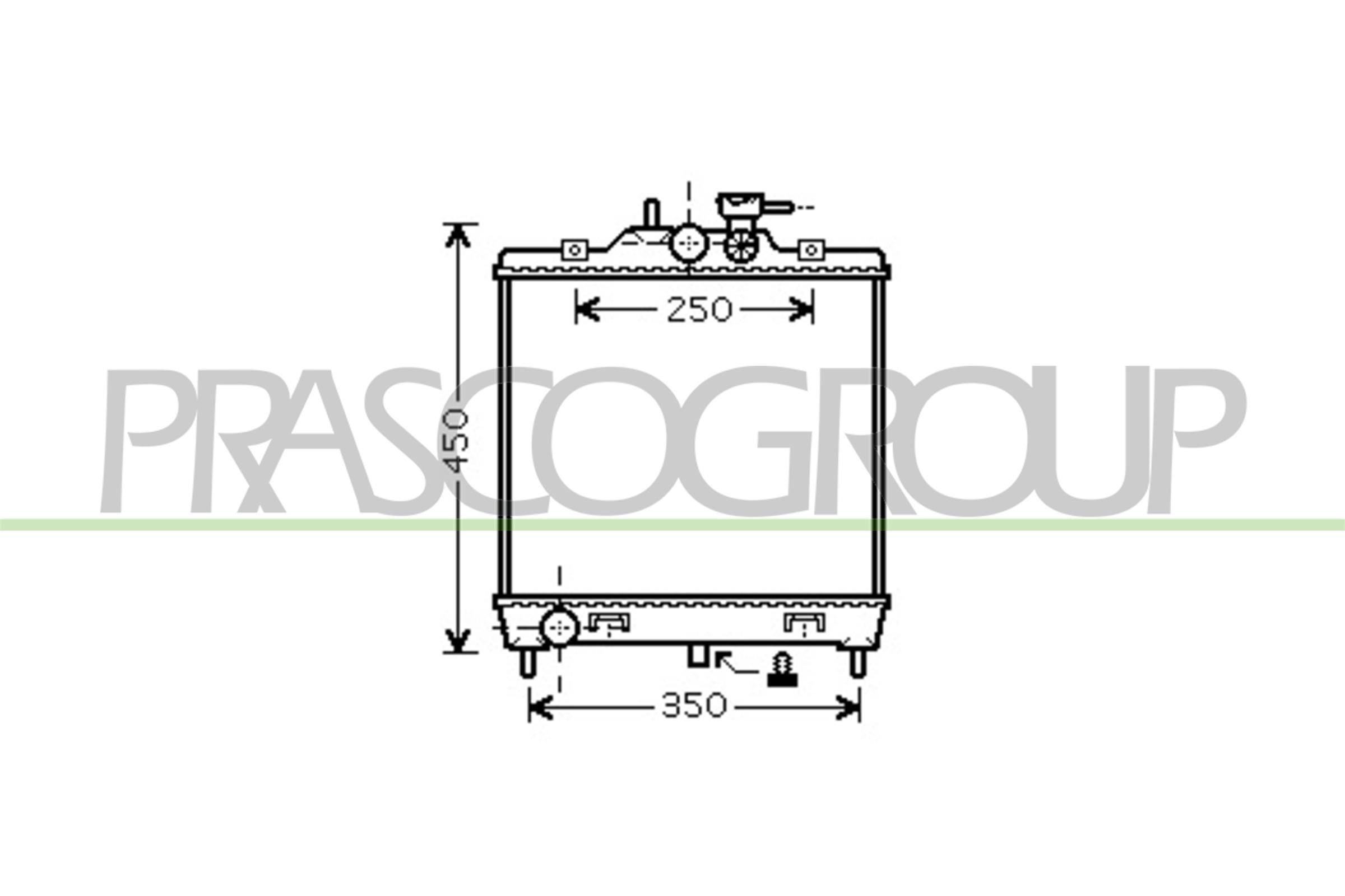 PRASCO KI320R002: Radiateur du moteur AQ