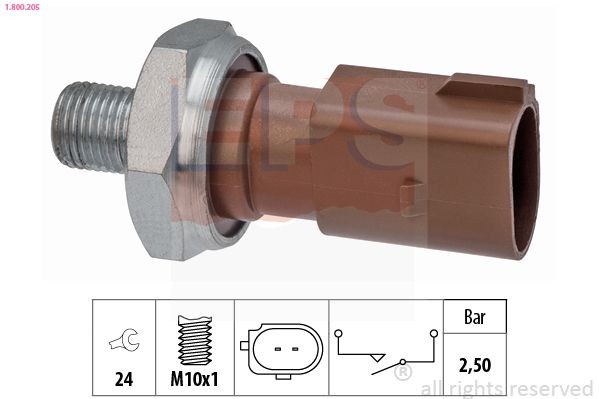 EPS 1.800.205: Olietrykskontakt Made in Italy - OE Equivalent