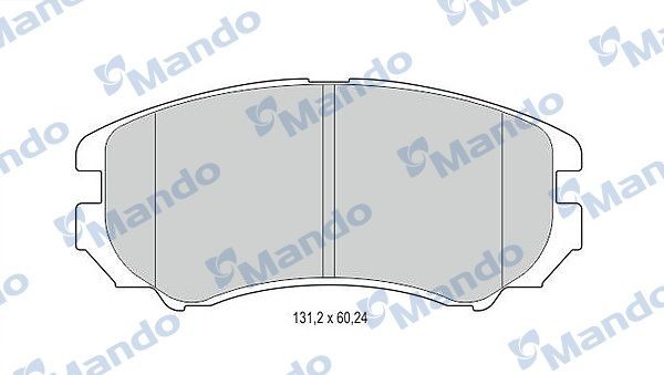 Mando MBF015308: Piduriklotsid Esisild