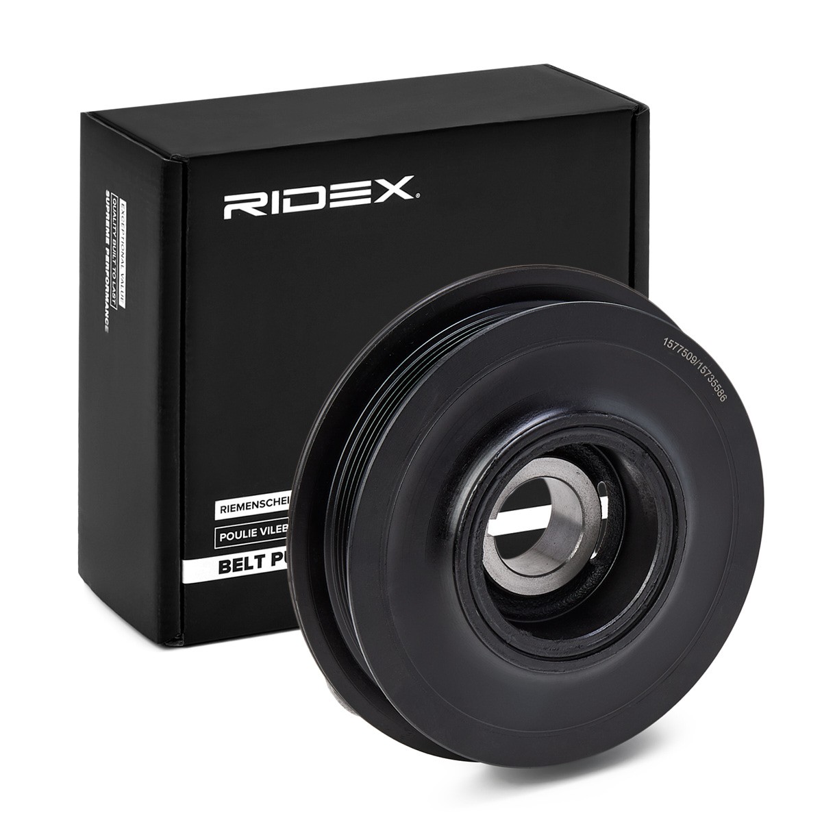 RIDEX 3213B0168: Fulie curea, arbore cotit