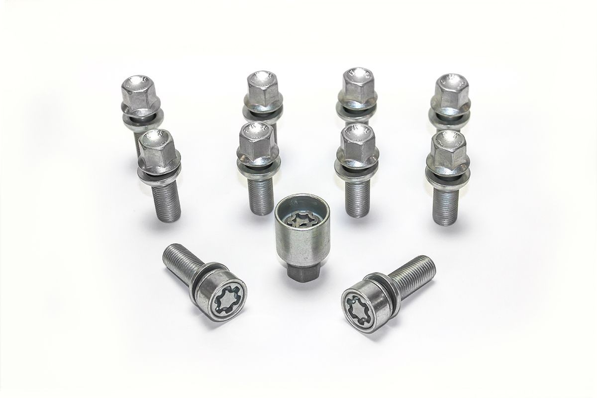 H&R 1454803SET: Hjulbult Wheel screw-set M14 with movable round collar R13mm M14x1,5, 17