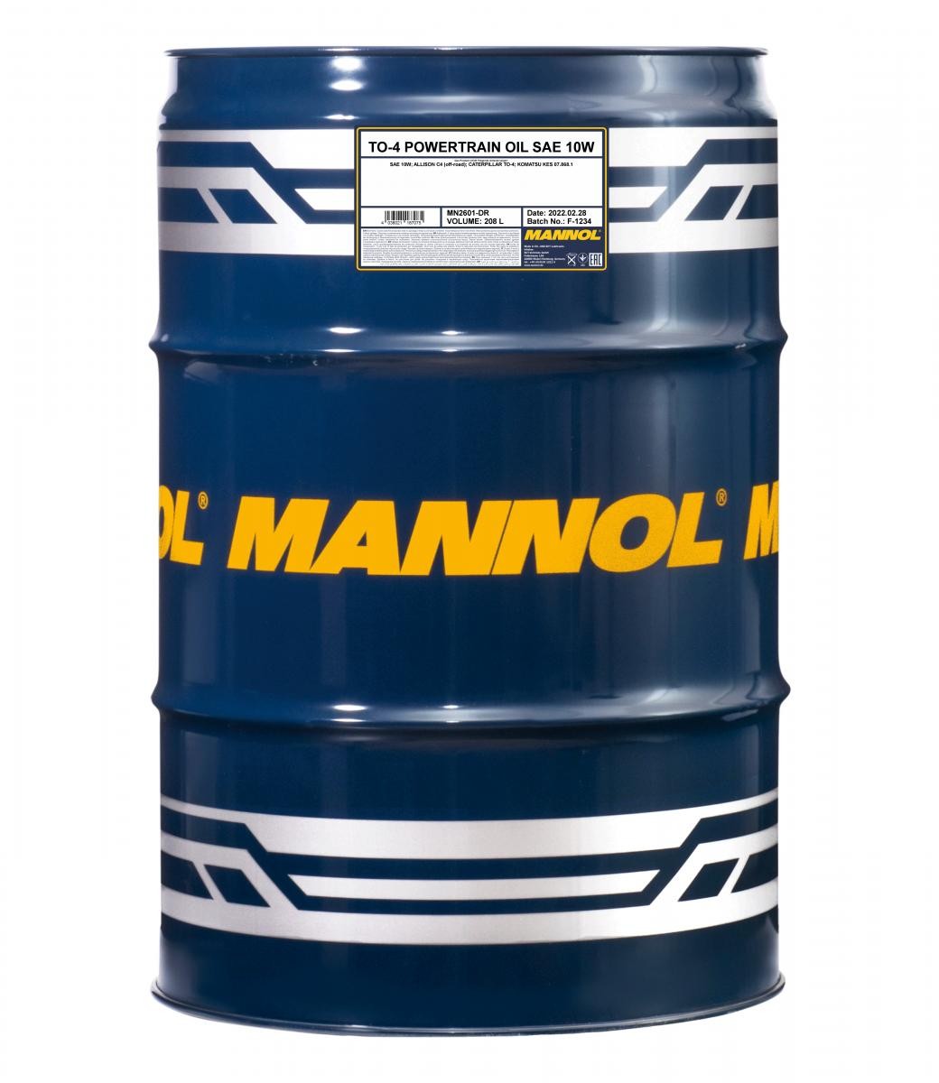 MANNOL MN2601-DR: Huile de transmission et huile boite de vitesse TO-4 Powertrain