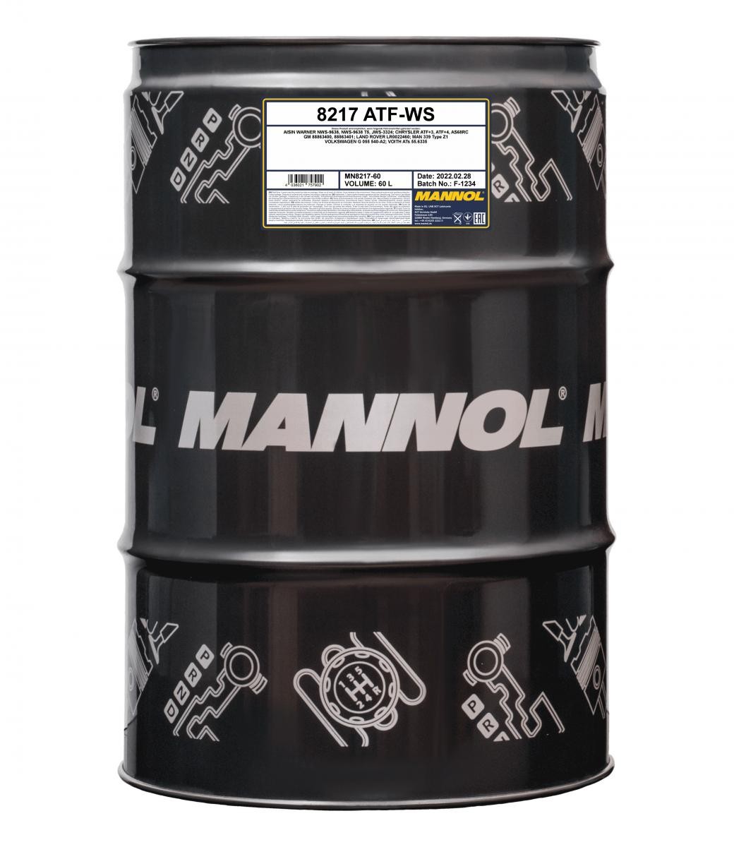 MANNOL MN8217-60: Huile pour boîte automatique 60I ATF-WS