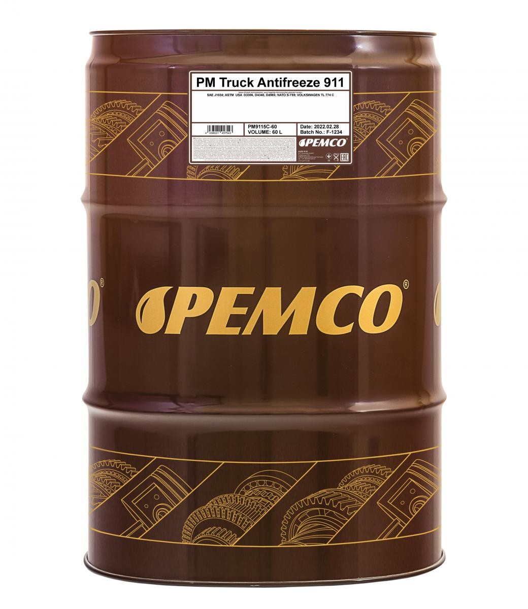 PEMCO PM9115C-60: Antigelo Truck Antifreeze 911