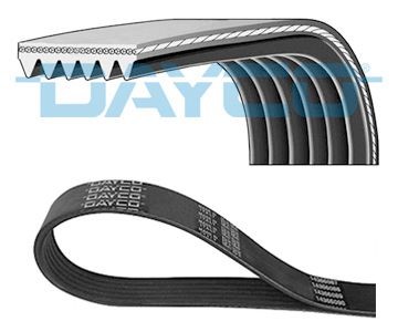 DAYCO 6PK1212K: Curea transmisie cu caneluri 1212,0mm, Numar nervuri: 6