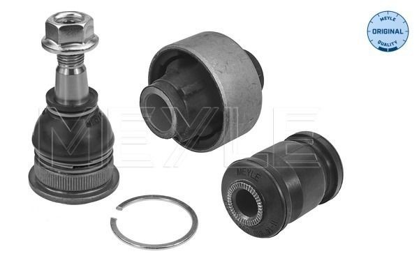 MEYLE 11-16 610 0009: Ремонтен комплект, окачване на колелата MEYLE-ORIGINAL-KIT: Better solution for you! предна ос, с шарнир на носача/накрайник, с гумен тампон