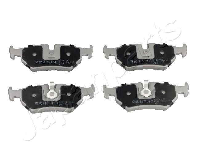 JAPANPARTS PP-0314AF: Sada brzdových destiček, kotoučová brzda Zadní náprava