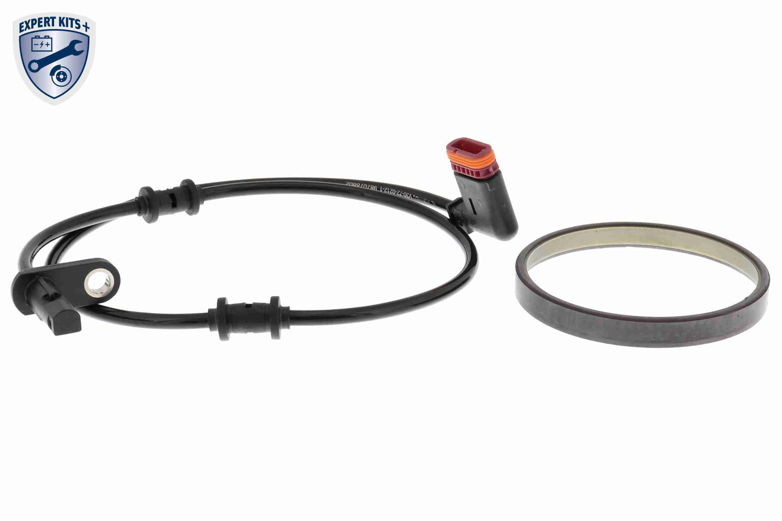 VEMO V30-72-7802: Andur, rattapöörete arv EXPERT KITS + Tagasild vasakul, Tagasild paremal, 724mm, koos ABS-andurirõngaga