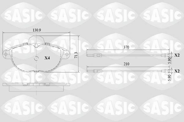 SASIC 6210068: Piduriklotsid Esisild