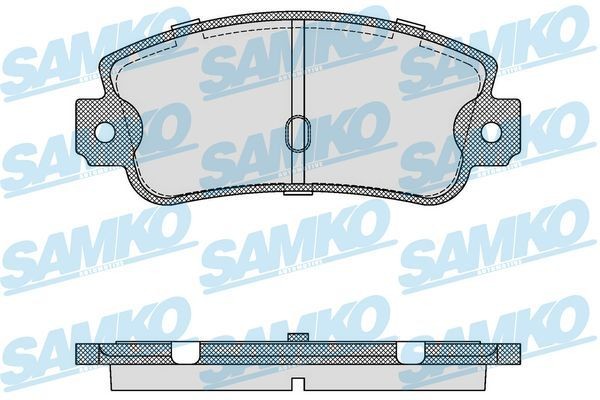 SAMKO 5SP106: Bremseklodser