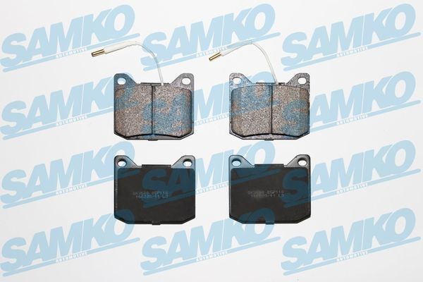 SAMKO 5SP118: Sada brzdových destiček, kotoučová brzda