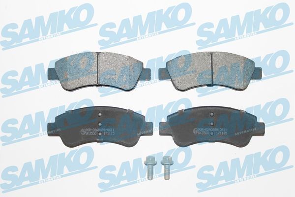 SAMKO 5SP1188: Bremseklodser med skruer