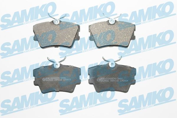 SAMKO 5SP616: Piduriklotsid