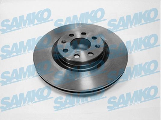SAMKO F2001VR: Bremseskive TOTAL COATED Ø: 284mm, indvendigt ventileret, Ø: 284mm, coatet