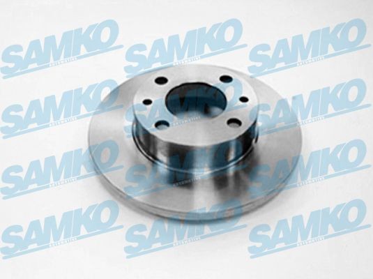 SAMKO F2021P: Disco de freno Ø: 227mm, macizo, Ø: 227mm