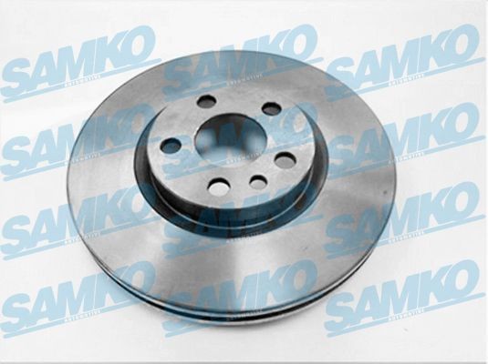 SAMKO F2161V: Piduriketas Ø: 281mm, sisemine õhutus, Ø: 281mm