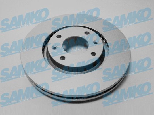 SAMKO P1003VR: Féktárcsa TOTAL COATED Ø: 283mm, belső hűtésű, Ø: 283mm