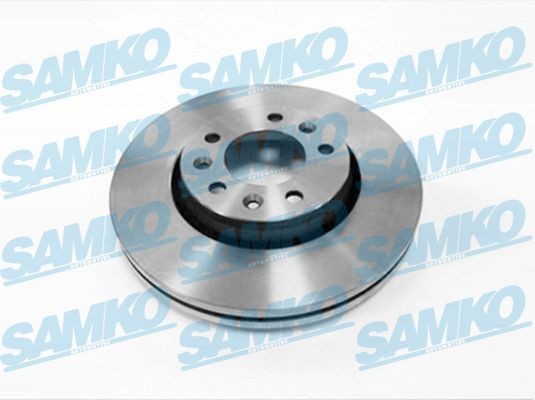 SAMKO P1007V: Piduriketas Ø: 280mm, sisemine õhutus, Ø: 280mm
