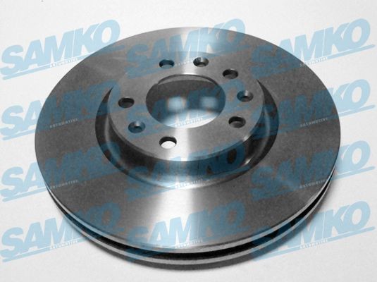 SAMKO P1020V: Bremseskive Ø: 283mm, indvendigt ventileret, Ø: 283mm
