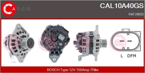 CASCO CAL10A40GS: Laturi 150A