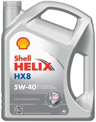 SHELL 550052837: Olio motore Helix HX8 5W-40 4l, 5W-40 Helix, HX8